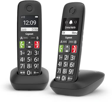 Gigaset Gigaset E290 Duo Teléfono DECT/analógico Identific