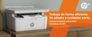 HP HP LaserJet Impresora multifunción M140we, Blanco