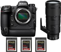 Nikon Z9 + Z 70-200mm f/2.8 VR S + 3 SanDisk 64GB Extrem