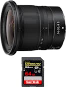 Nikon Z 14-30mm f/4 S + 1 SanDisk 64GB UHS-II 300 MB/s +