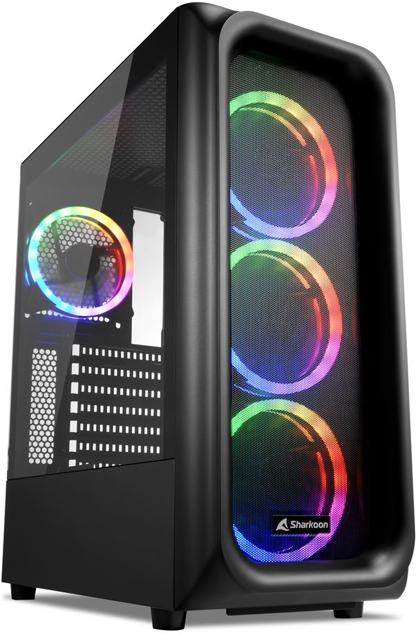 Sharkoon Sharkoon TK5M RGB ATX Escritorio Negro