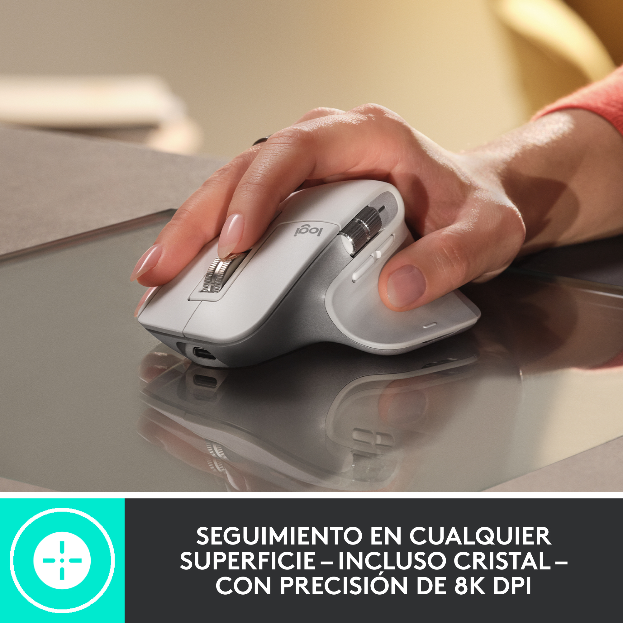 Logitech Logitech MX Master 3S ratón mano derecha RF inalám