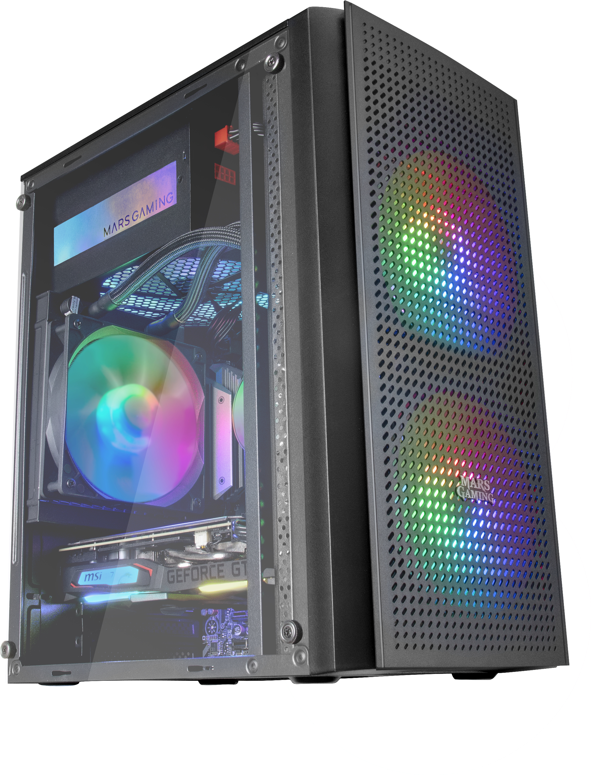 Mars Gaming Mars Gaming MC300 Caja PC Micro ATX Cristal Templa