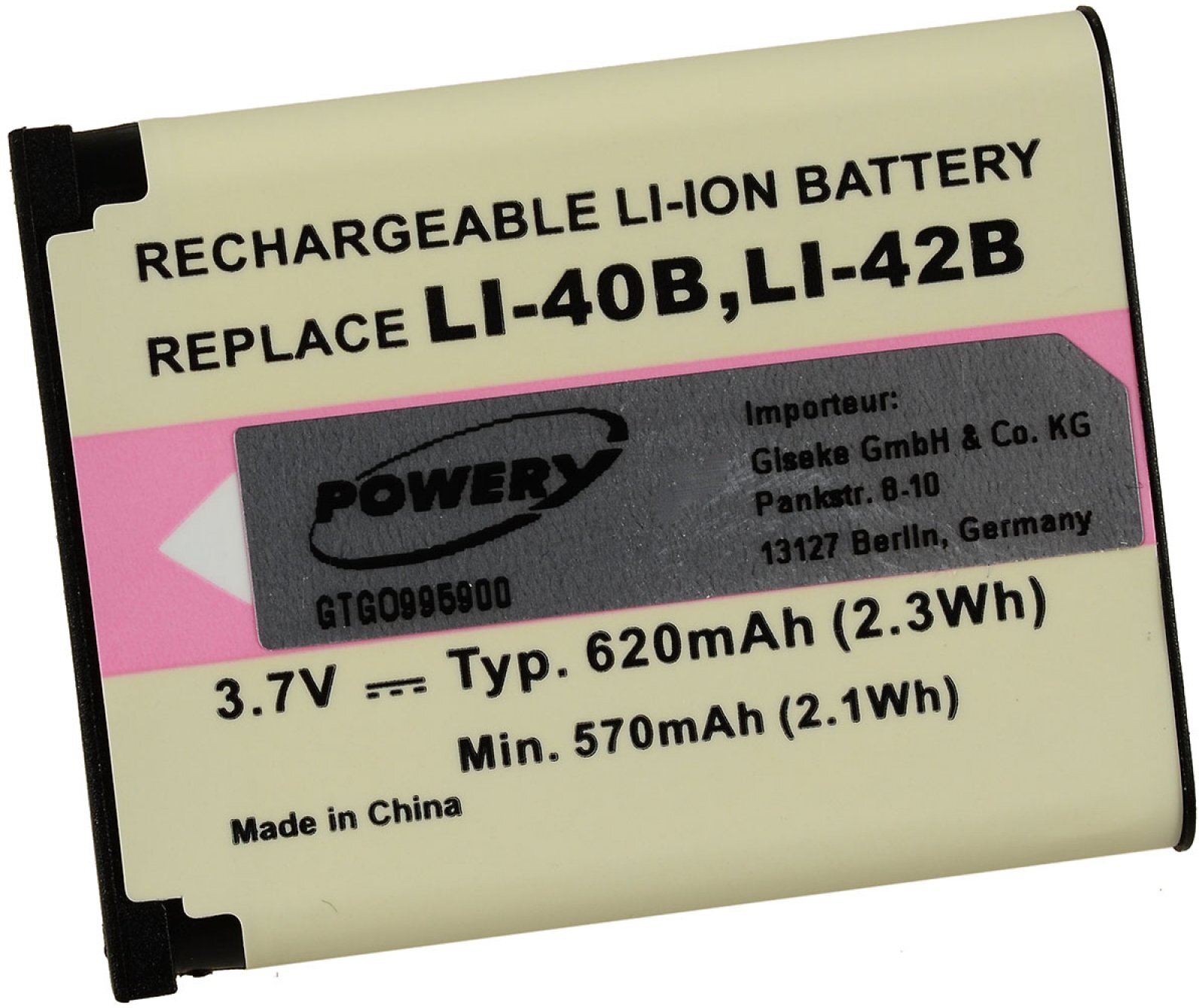 POWERY Batería para Nikon Coolpix S200