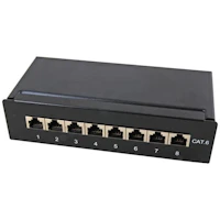Intellinet I-08 PP-E-C6B Placa 8 Puertas Cat 6