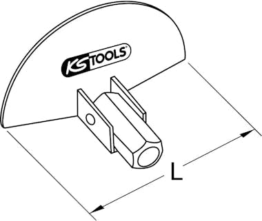 KS TOOLS KS Tools 900.6040 rascador manual