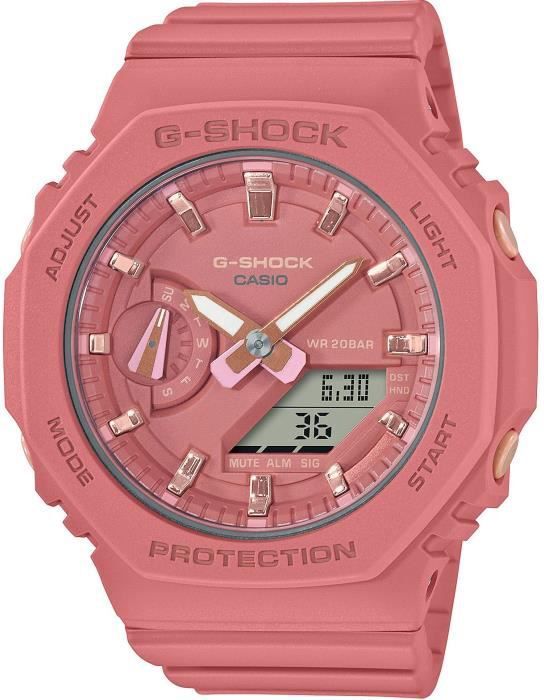 Reloj Casio Hombre resina rosa de mujer digital correa gmas21004a2er para cuarzo