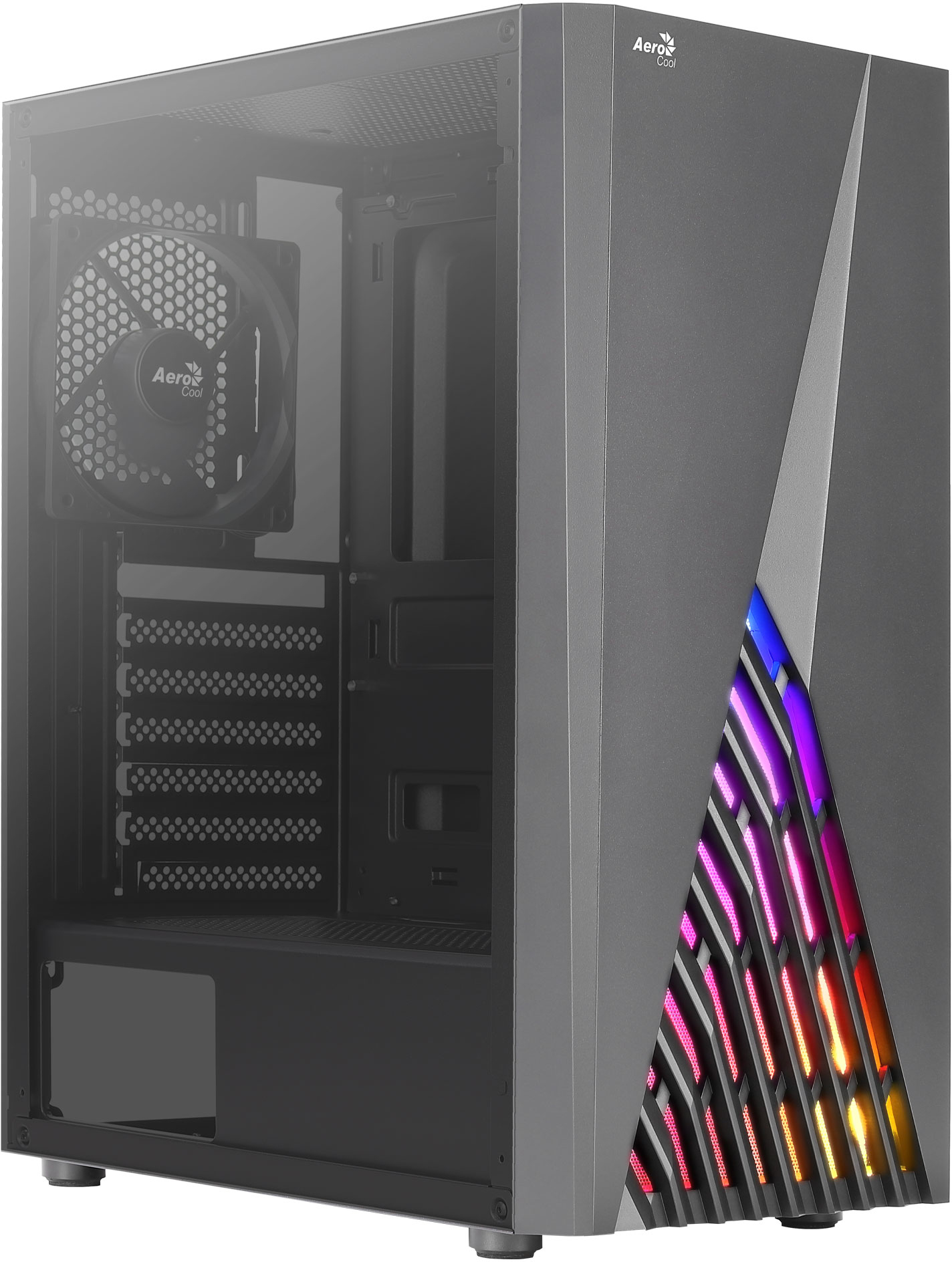 Aerocool Aerocool DELTABKV1 Caja PC ATX Frontal RGB Ventana