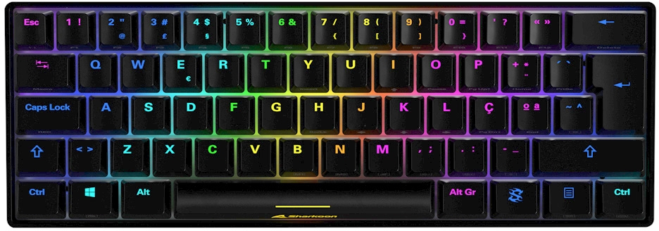 Sharkoon SGK50 S4 teclado USB QWERTY Español Negro