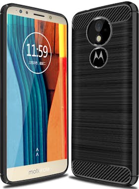 Multi4you Funda Silicona Carbono para Motorola Moto G6 Play