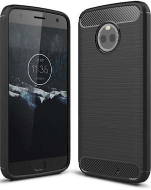 Multi4you Funda Silicona Carbono para Motorola Moto X4