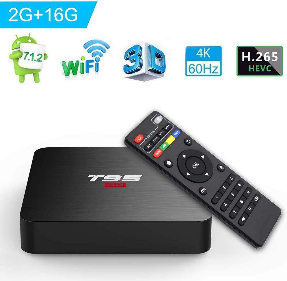 Multi4you Smart Box TV Android T95 2GB RAM 16GB 4K Quad Core