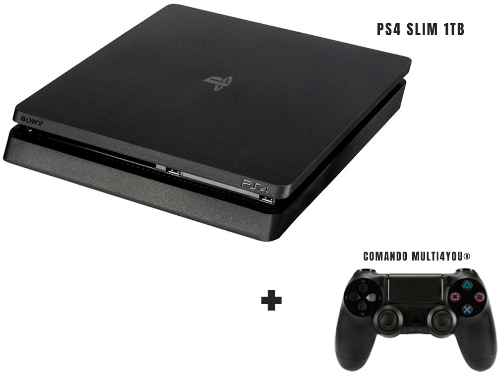 Multi4you Consola Sony PS4 Slim 1TB (Reacondicionado Grado B