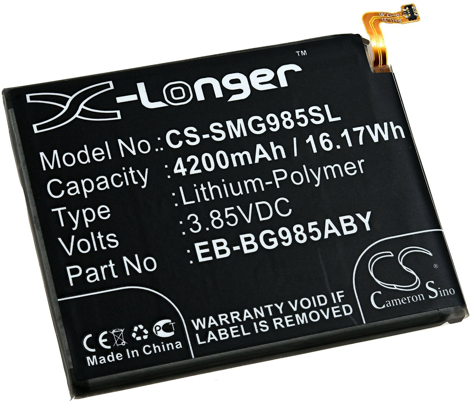 POWERY Batería para smartphone, móvil Samsung SM-G986DS