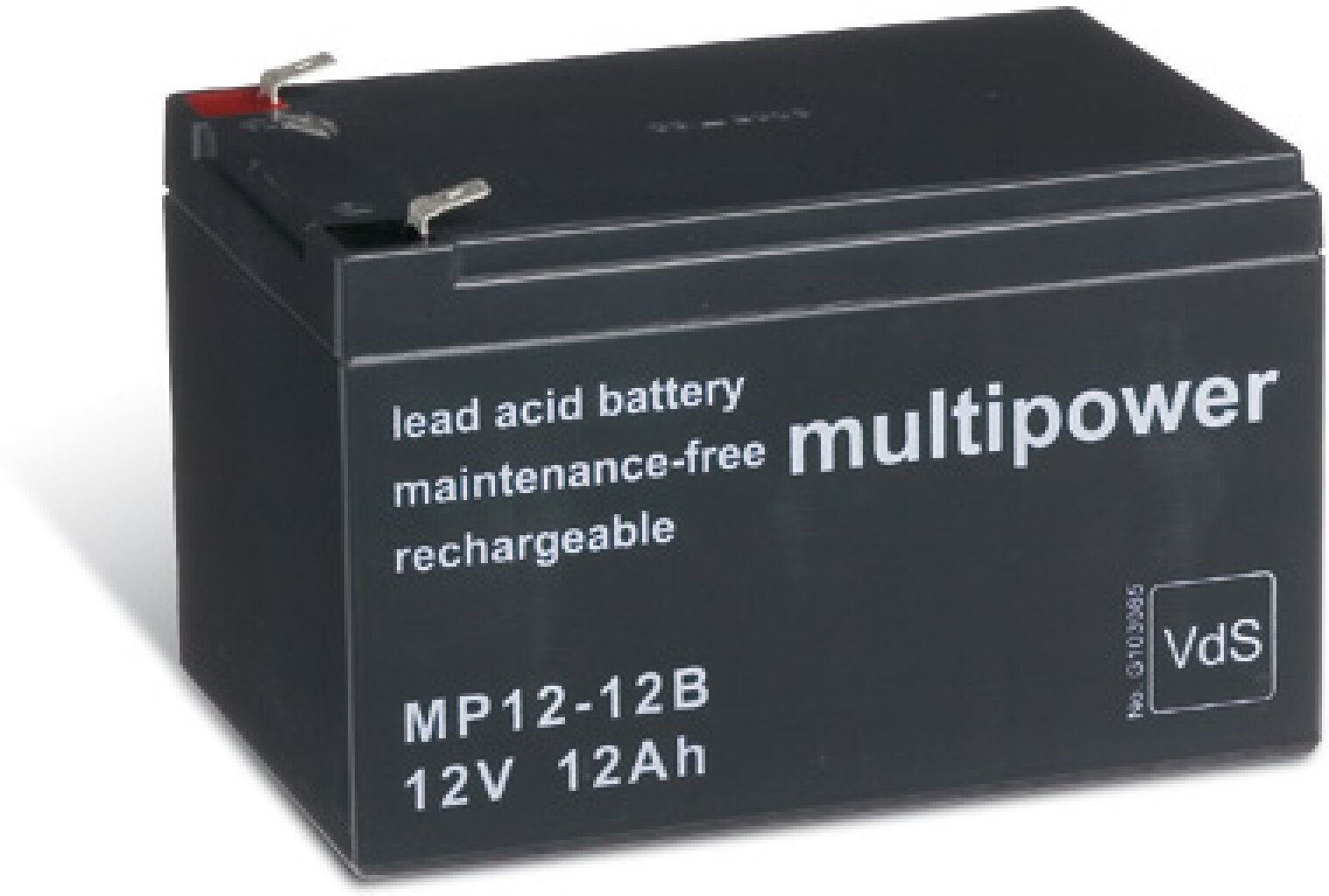 POWERY Batería de plomo-sellada (multipower) MP12-12B Vds