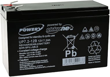 POWERY Batería de GEL compatible con Panasonic Modelo LC-