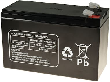 POWERY Batería de GEL para SAI APC RBC 17 9Ah 12V
