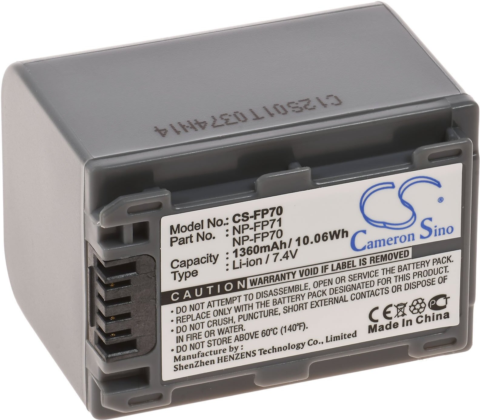 POWERY Batería para Sony DCR-HC96 1360mAh