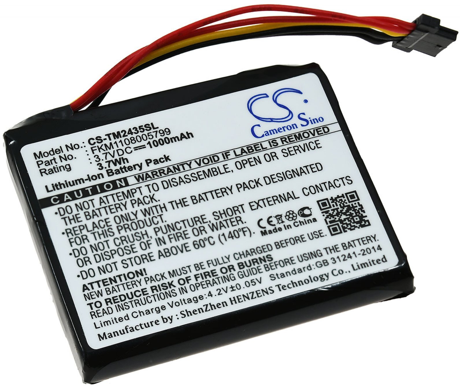 Pila recargable GPS Navigation TomTom 4CS03