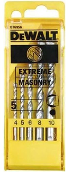 DeWALT Juego de 5 brocas para hormigón con vástago cilínd