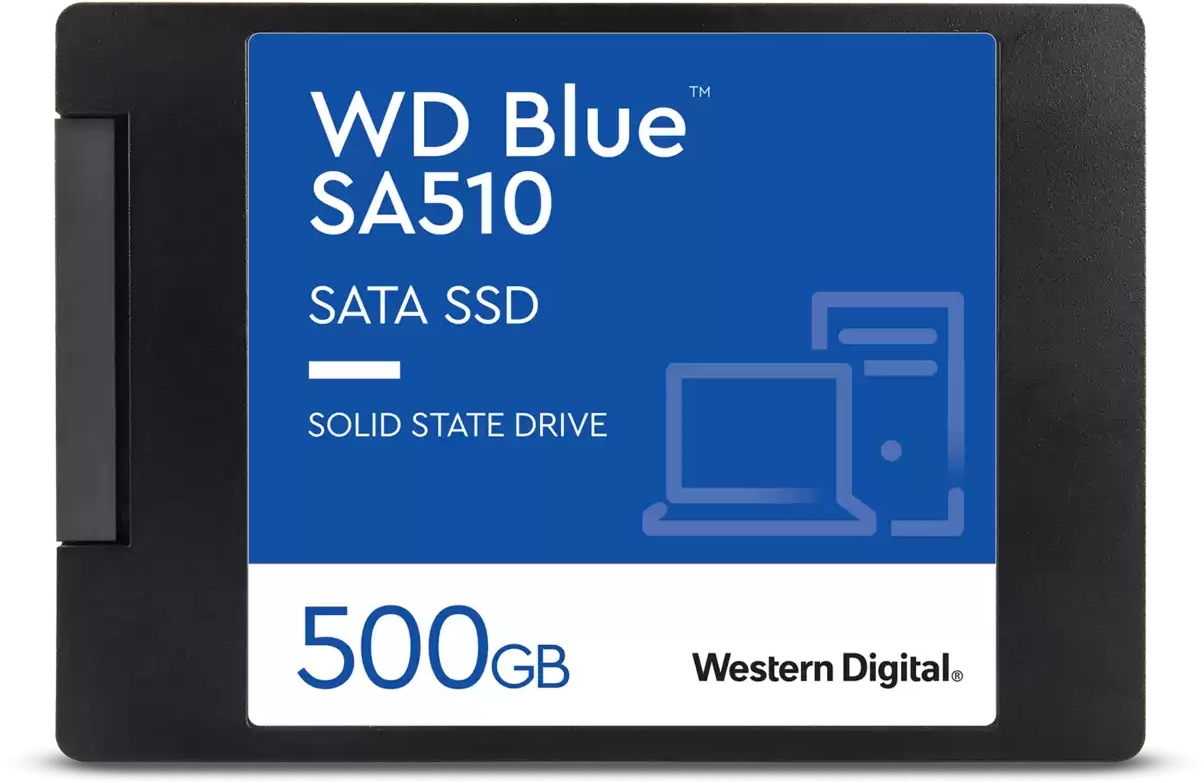 Western Digital Blue sa510 500gb ssd sata iii 2.5 con hasta 560mbs de velocidad lectura 3 disco duro interno 500 wds500g3b0a gen3