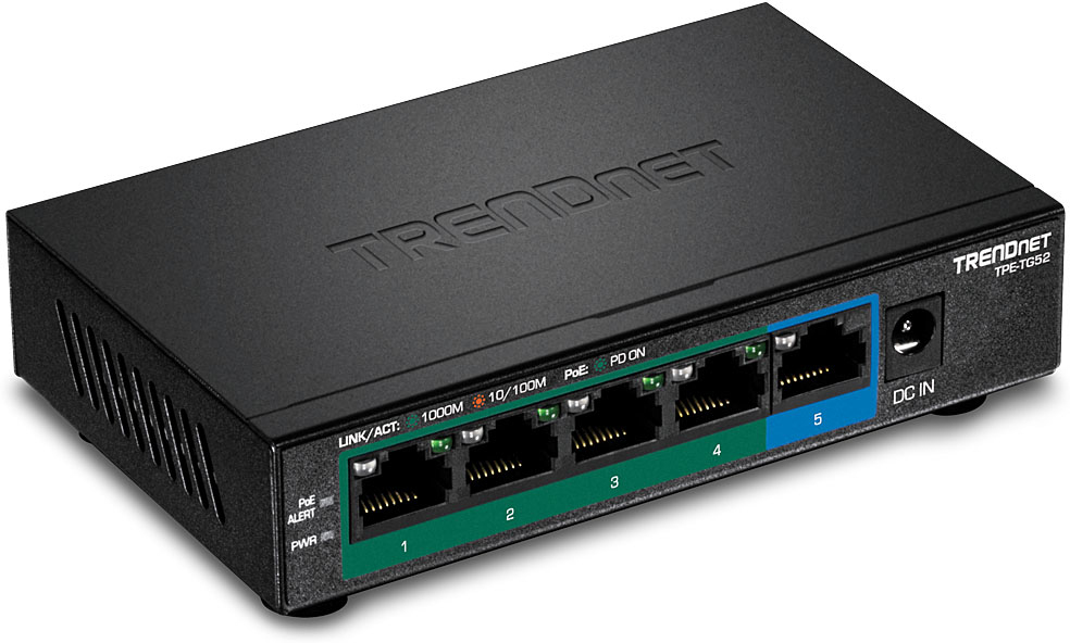 Trendnet Trendnet TPE-TG52 switch No administrado Gigabit E