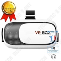 Dispositivo de realidad virtual TD® VR BOX 2.0 Versión VR Virtual 3D Gafas VR 3D Gafas Casco para iP