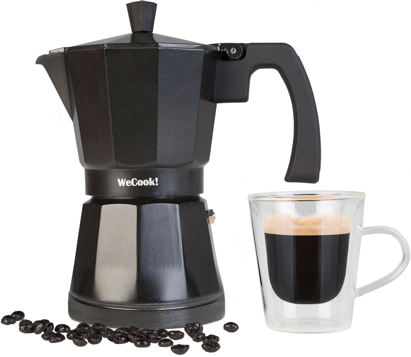WECOOK Wecook Luccia Cafetera Italiana Inducción 3 Tazas
