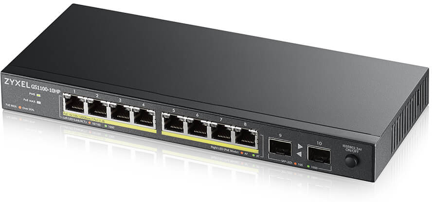 ZyXEL Zyxel GS1100-10HP v2 No administrado Gigabit Ether