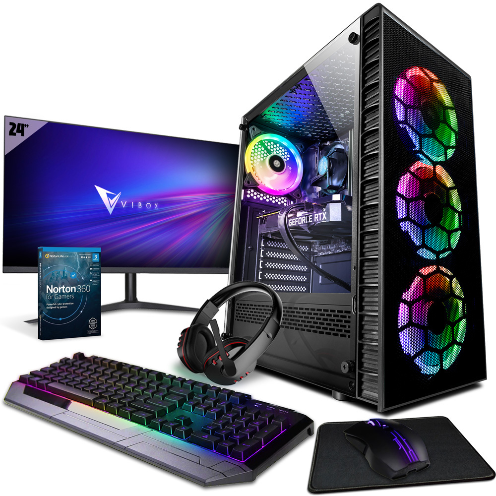 Vibox VII-30 Gaming PC - 24"" Pack Monitor - Intel i7 12