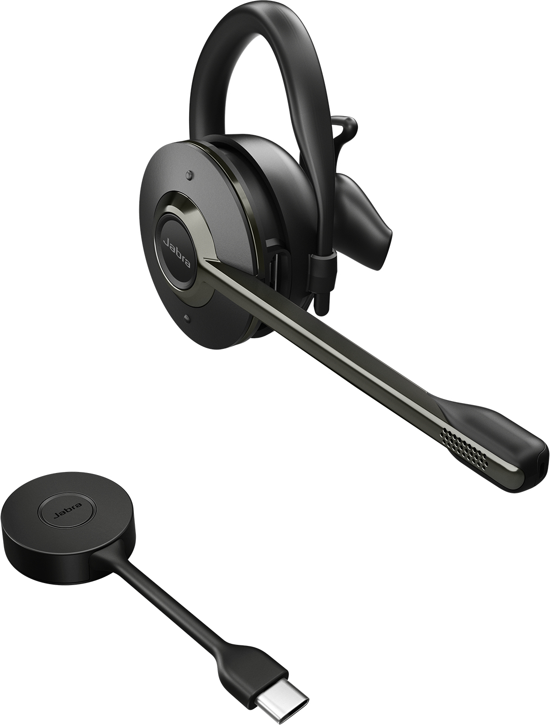 Jabra Engage 55 Auricular Inalámbrico USB-C DECT Optimizado UC para Oficina Negro/Titanio