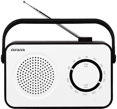 Aiwa Aiwa R-190BW radio Portátil Analógica Negro, Blanc