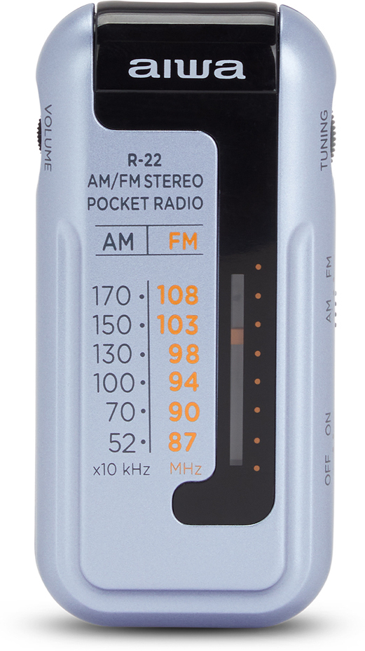 Aiwa Aiwa R-22SL radio Portátil Analógica Plata
