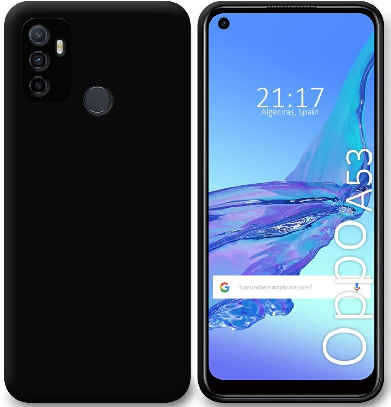 Tumundosmartphone Funda Negra Oppo A53 A53s