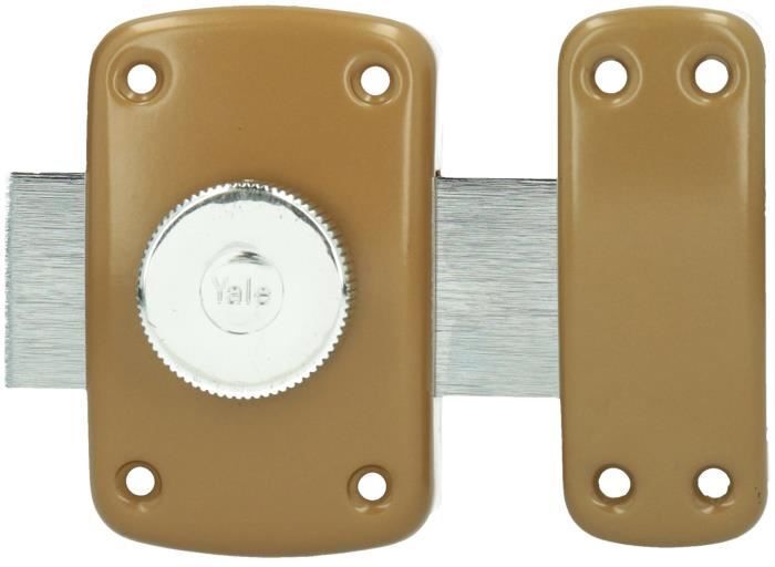 Yale YALE Cerradura de botón y cilindro 5 pines diámetr