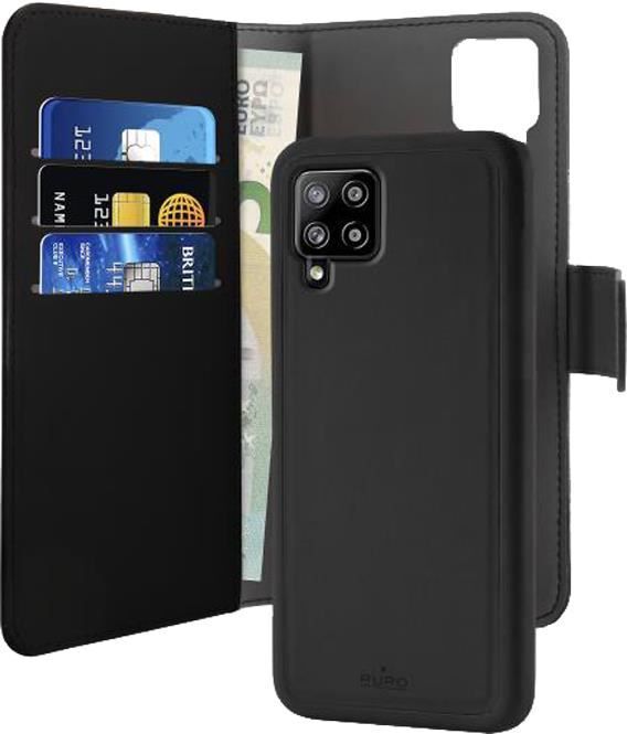 Bigben Puro 2-en-1 Estuche Folio Magnético - Negro - Para Samsung G A425G