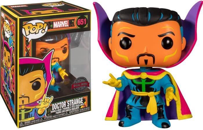 Funko Figura Pop [Exclusiva] Marvel: Doctor Strange Blac
