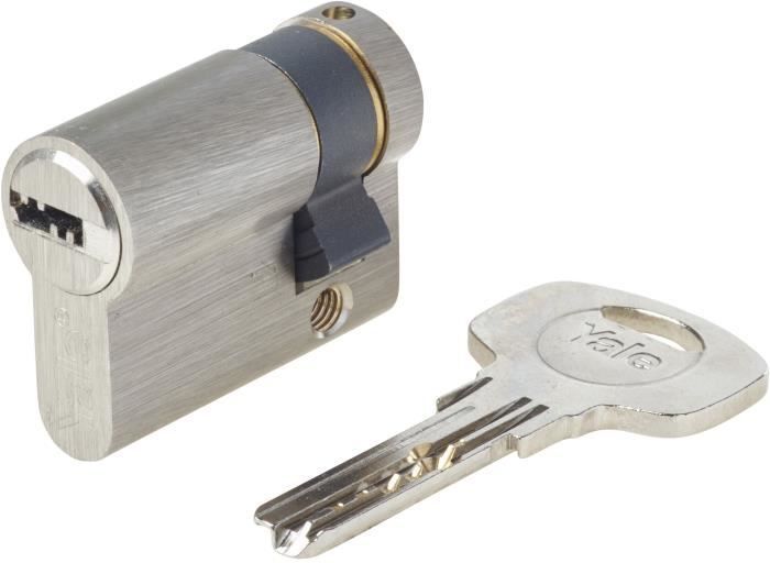 Yale YALE - Serie 1000+ medio cilindro 30x10 mm - 6 pin