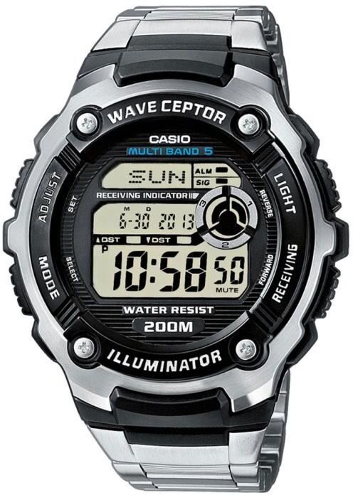 Casio Reloj CASIO Radio - Multifunción - Acero