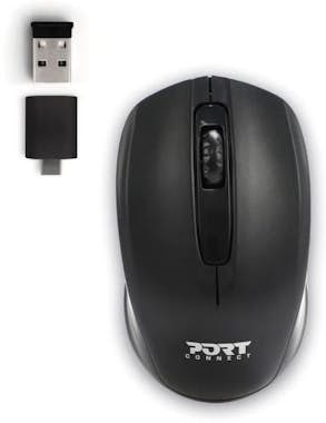 Port Designs Mochila para portátil + ratón inalámbrico USB A y