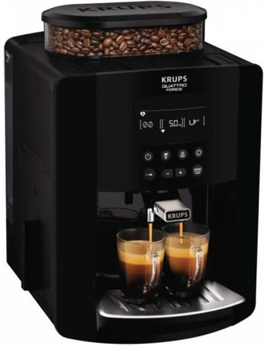 Krups Robot de café 15 barras negro - YY3074FD - KRUPS