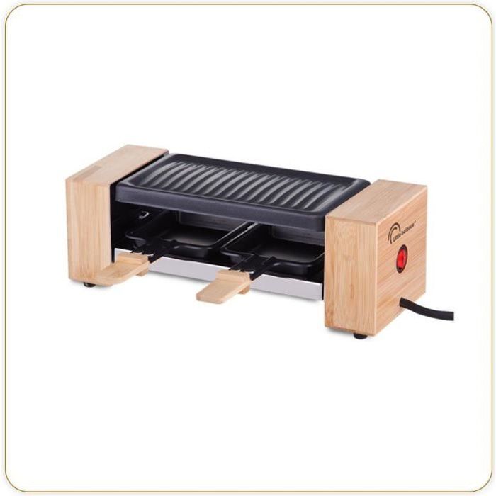 Little balance LITTLE BALANCE 8387 Raclette Wood para 2, Parrilla
