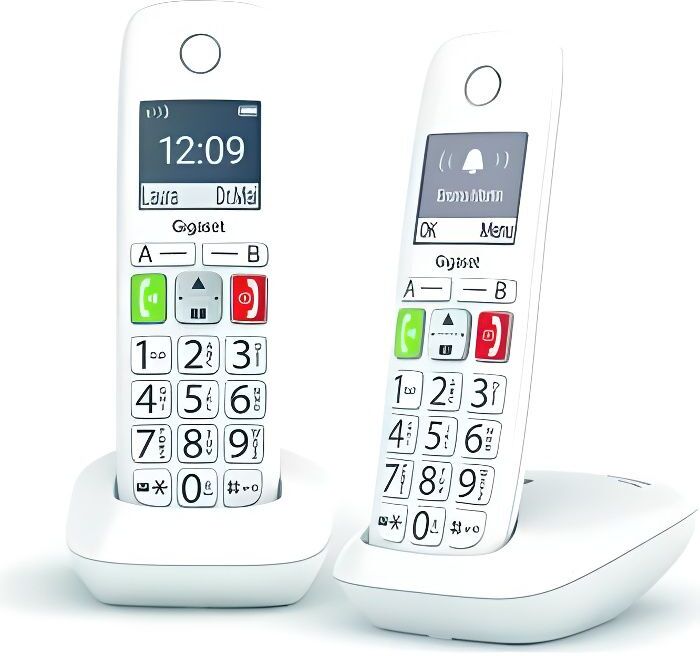 Gigaset GIGASET Teléfono Fijo E290 A Duo Blanco
