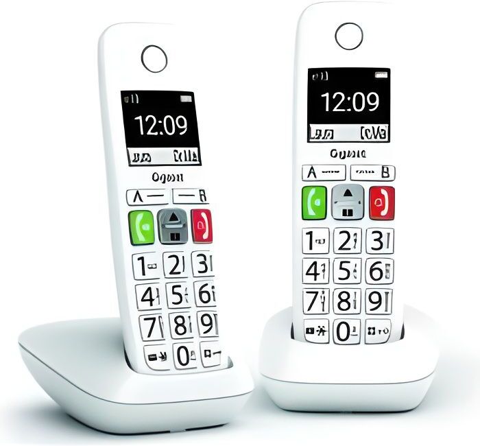 Gigaset Teléfono fijo GIGASET E290 Duo Blanco
