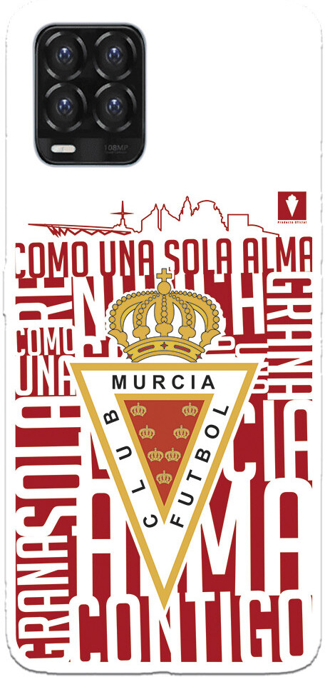 La Casa de las Carcasas Funda para Realme 8 del Real Murcia Escudo Fondo B