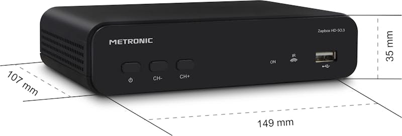 Recetor TDT Metronic ZapBox HD-SO.3 Full HD USB PVR (441655) – MediaMarkt