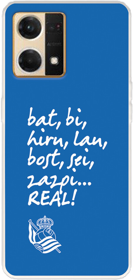 La Casa de las Carcasas Funda para Oppo Reno 7 4G del Real Sociedad de Fút