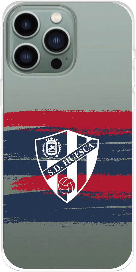 La Casa de las Carcasas Funda para iPhone 14 Pro Max del SD Huesca Rayas T