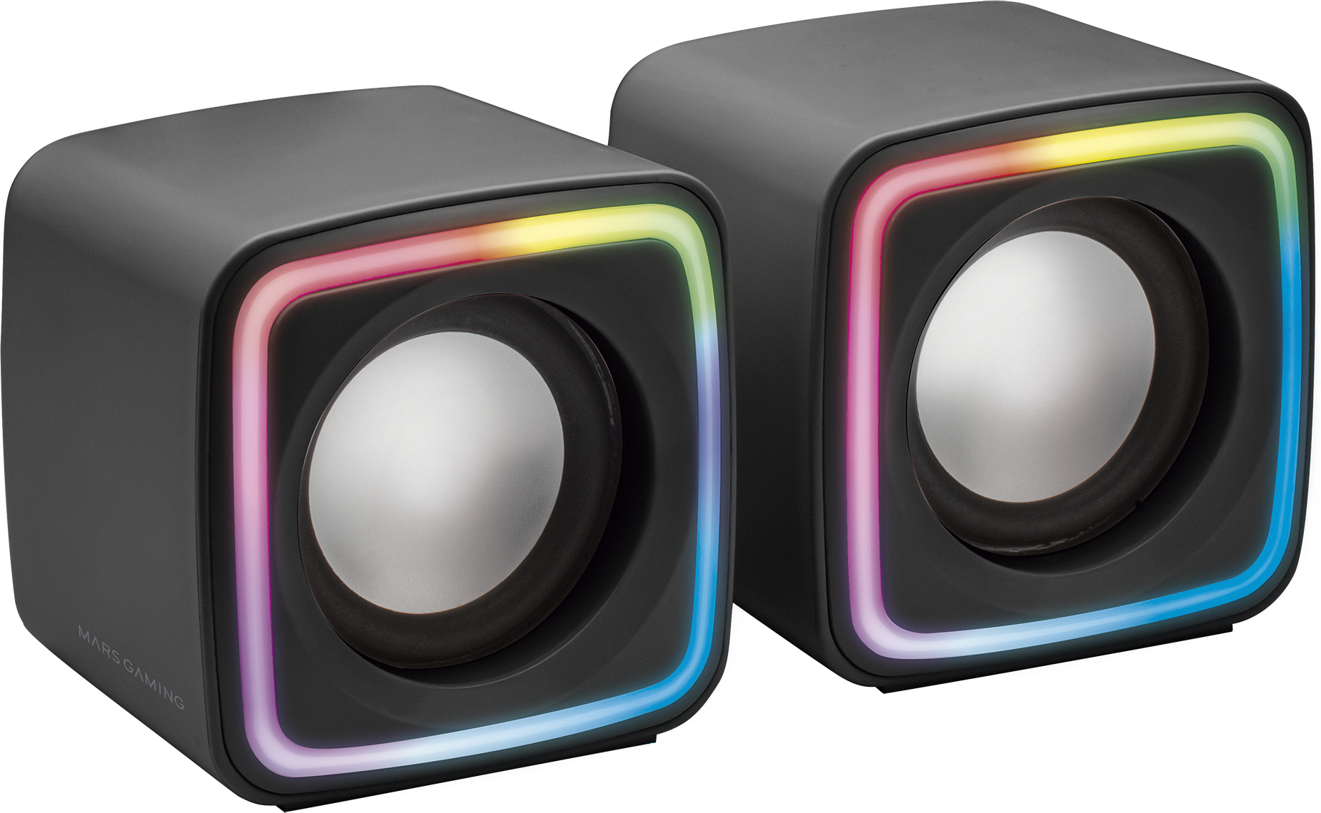 Mars Gaming Mars Gaming MSCUBE Negro Altavoces Gaming RGB Comp
