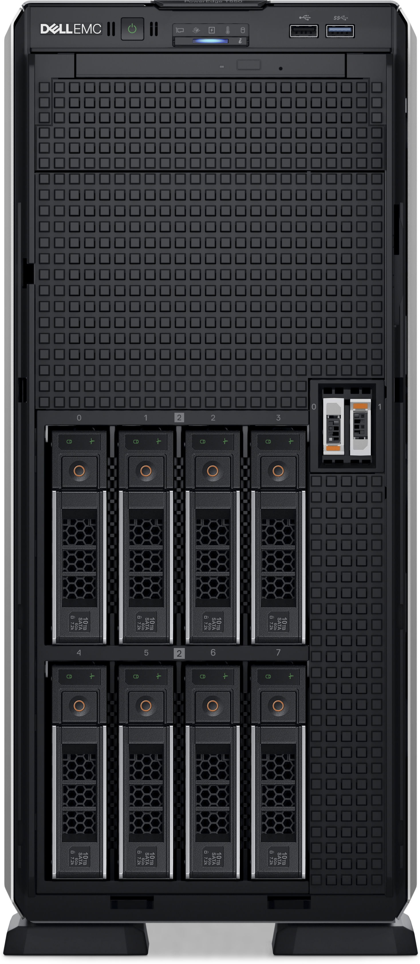 Dell Poweredge T550 xeon silver 4309y16gb480gb ssd servidor 480 gb torre intel® ixs4309y 16480gb h355